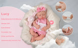 LUCY 100% Silicone Reborn Baby 12in (Included items will vary, we choose your accessories)