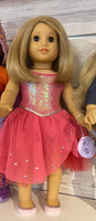American Girl Truly Me Doll in Pink Dress