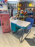 American Girl Brand Desk with off brand Locker w/accessories