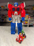 Rescue Bots Optimus Prime 12” Figure small w/Figure