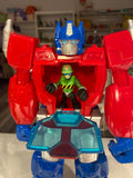 Rescue Bots Optimus Prime 12” Figure small w/Figure