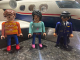 Playmobil Airplane w/3 Figures