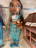 14” Princess Jasmine Doll w/Abu