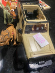 Jurassic World Jeep, figure, 2 Dino’s. No Remote