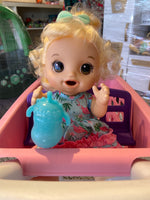 Little Tikes Shopping Cart w/ Baby Alive & groceries