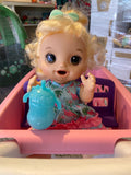 Little Tikes Shopping Cart w/ Baby Alive & groceries