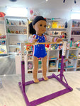 American Girl Gymnastics Doll W/Bar