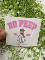 BO PEEP UV DECAL NO TOOLS NEEDED RTS